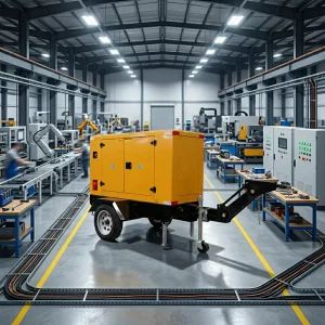 Shangchai Engine Generator 30kw 50kw Comler Diesel Generator Mobile Silent 50kva Diesel Generator Trailer Oilfield Generator