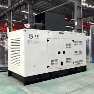 Shanghai Power Yingtai Genset Diesel Generator Prime 300KW 320KW 360KW 400KW Rated Operation Silent Dynamo in Office