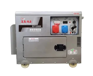 Silence 5.6kw 7kva Portable Diesel Generator 50HZ 230V for Home Use Single phase Remote Start Lightweight LED Display