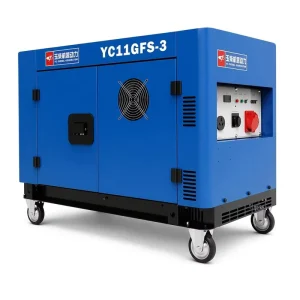 Silent 11kw Diesel Generator 12kW Max Double Cylinder 3 Phase Equal Power Portable Soundproof Emergency Standby Power Generator