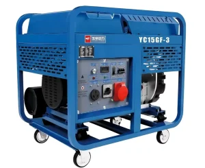 Silent 15kw Diesel Generator 20kW Max Portable Generator Set Double Cylinder Air Cooled Electric Start Industrial Power Use