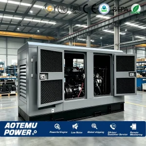 Silent 3 Phase 4BTA3.9-G11 80kva 64kw Water Cooled Diesel Generator with Cummins Engine