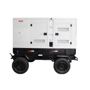 Silent 30kW 50kW 80kW 100kVA 120kVA Trailer Mounted Small Diesel Generator with Optional Engine