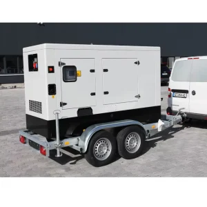 Silent 30kv 30kw 50kw Trailer Mounted Diesel Generator 100kva 30kw 50kw 100kva 120kw