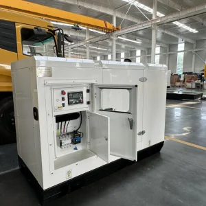 Silent 40KW Diesel Generator Three Phase 1500RPM 50/60Hz Electric AVR Control Power Supply