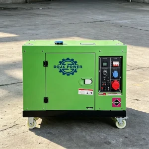 Silent 5 8 10KVA Portable Diesel Generator Remote Control 12V DC Start ATS AVR 110V 440V Single Three Phase Home Backup Power