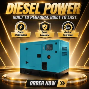 Silent 50 KVA Diesel Generator 40kW Soundproof Power Generator for Small Factory Backup Power Supply