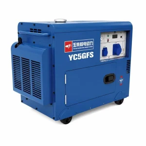 Silent 5kw Diesel Generator 5.5kW Max Portable Soundproof Generator Set 3 Phase 400V Electric Start Emergency Standby Power Use