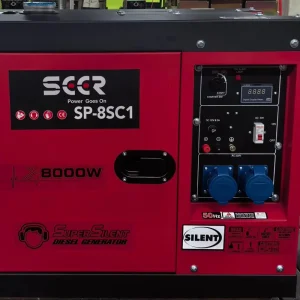 Silent Air-Cooled Diesel Generator Efficient Machinery Engines