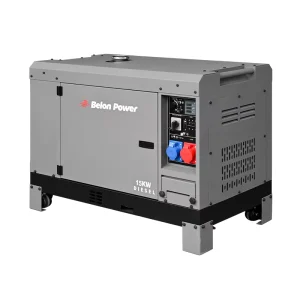 Silent Air Cooled Electric Start Diesel Generator 15KW Two Cylinder Pure Copper Alternator for Mobile Base Stations