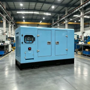 Silent Canopy Diesel Generator Set 20KW 150KW Soundproof Industrial Diesel Genset for Factory Emergency Standby Power