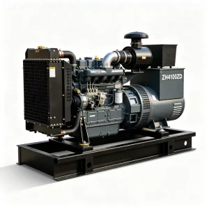 Silent Canopy Diesel Generator Set 40kW Stable Power Supply Low Noise Waterproof Emergency Backup Power Unit ZH4100ZD