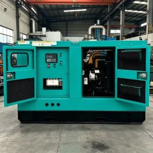 Silent Canopy Water Cooled Diesel Generator Set 20KW 30KW 50KW 80KW 100KW 150KW Soundproof Industrial Standby Power Genset