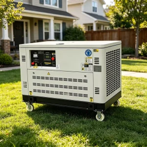 Silent Diesel Gasoline 30kw 37.5kVA 3 Phase Soundproof Electric Power Genset with ATS for Factory CE