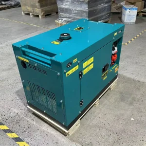 Silent Diesel Generator 10kw 9kw 11005FAE Single Phase 220V Weatherproof Canopy for Construction Site