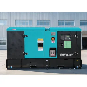 Silent Diesel Generator 18kw 36kw 72kw 220 380V 3phase Water Cooling Marine Aux Genset for Shipboard