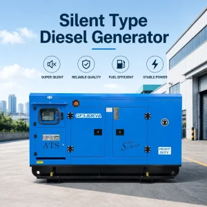 Silent Diesel Generator 20kva 40kva 60kva 80kva 100kva 20kw 40kw 60kw 80kw 50hz with ATS