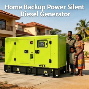 Silent Diesel Generator 25kva with Auto Start Power Generator Set for Home and Commercial Use