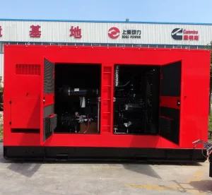 Silent Diesel Generator 30kva 50kva 50Hz 380V for Outdoor Construction Power Supply