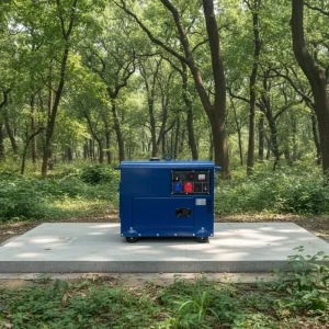 Silent Diesel Generator 3kw 5kw 8kw Single Phase 220V 186FAE 192FAE Air Cooled Power Station OEM Customized