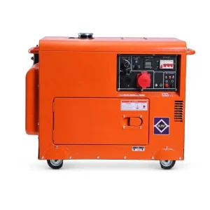 Silent Diesel Generator 5 8KW Air Cooled Single Phase Portable 50 60Hz 3000RPM Electric Start 12V DC for Home