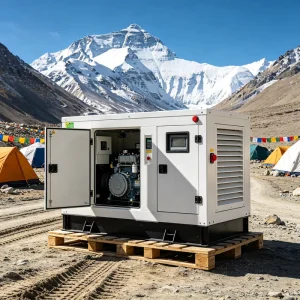 Silent Diesel Generator 500kva 800kva 1000kva 1200kva 1500kva Container Type 100% Copper Brushless Motor and ATS Auto Start Set