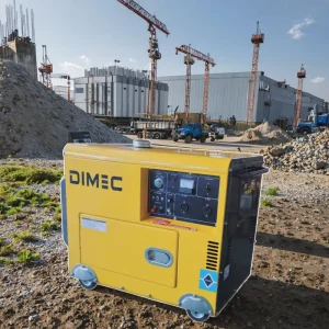 Silent Diesel Generator 5kW Electric Start Diesel Power Generator Single Phase Portable Backup Generator