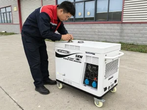 Silent Diesel Generator 5kva Home Backup Unit for Outdoor Work Factory Direct Sale High Power 50/60Hz 418cc