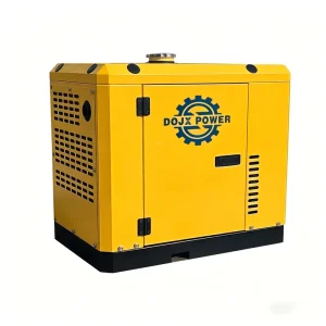 Silent Diesel Generator 6 7 8KW 50 60Hz 12V Enclosed Design 220 380V Single Phase ATS AVR Portable Unit Home Yacht Cruise Silent