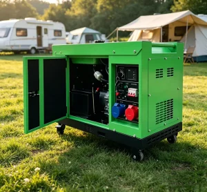 Silent Diesel Generator 6KW 220V Single Three Phase Electric Start ATS AVR Compact Low Noise Design