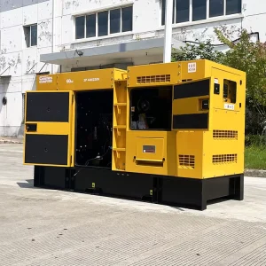 Silent Diesel Generator 80KW/100KW 100KVA/125KVA Soundproof Canopy Genset ATS 1/3Phase 50/60Hz Home Backup EPA Certified Low Oil