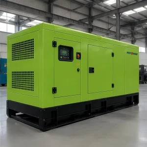 Silent Diesel Generator ATS Kubota Single Three Phase 50 60Hz Low Noise Soundproof Canopy Emergency Power 200A Water Cooled