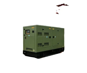 Silent Diesel Generator Auto Start ATS 50Hz Emergency Power Backup Open Frame for Industrial Use