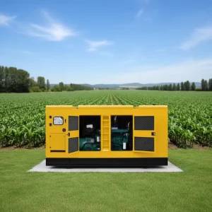 Silent Diesel Generator Ricardo 55kva 44kw Low Rpm Alternator Silent Diesel Watercooled Generator Set for Factory