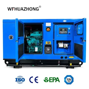 Silent Diesel Generator Set 30-100kVA Low Noise Canopy ATS Small Business Emergency Power Supply