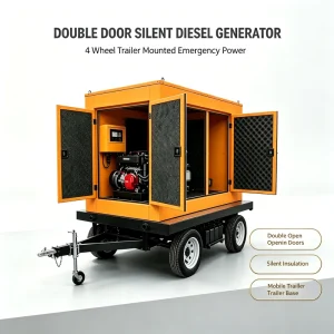 Silent Diesel Generator Set Automatic Radiator Water Cooled Standby Prime Electric Power 300kva Diesel Generator