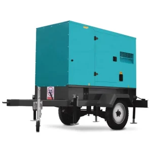 Silent Diesel Generator Set Heavy Duty 30kw 50kw 100kw Remote Start 60Hz 230V Trailer Mounted for Marine Industrial Power Plant