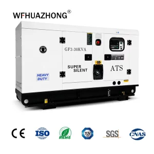 Silent Diesel Generator Set Ricardo Engine Optional Frequency Configuration for Aquaculture Farm Continuous Power Supply