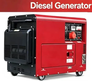 Silent Diesel Generator Set Single Phase Enclosed Soundproof Home Construction Emergency Backup 110V/220V/380V 50/60Hz 4