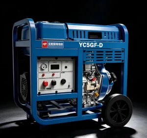 Silent Diesel Generator Set YC5GFS-3 Single Three Phase Equal Power 230V 400V Portable Diesel Genset with AVR Power