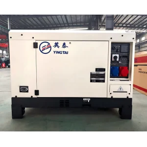 Silent Diesel Generator Sound Proof Movable with Wheels 8KVA 10KVA 15KVA Generator Good Performance for Hotel Home Use
