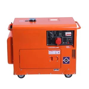Silent Electric Diesel Generators 5KW 230V Rated Voltage 50Hz Remote Control Portable Single Three Phase
