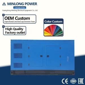 Silent Generador Electrico Diesel SDEC 4ZT3.5 G21 40Kw 50Kva Generator Set