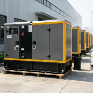Silent Genset 50Hz Water Cooled 50℃ Tropical Radiator Canopy Enclosure 20kw 30kw 60kw 100kw Diesel Generator Set for Projects