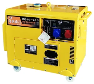 Silent Home Use 5KW Diesel Portable Generator 50 60Hz AC Single Phase ATS 24V DC Electric Start Parallel