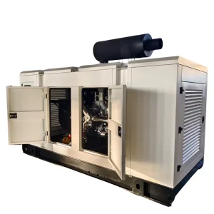 Silent Natural Gas Generator Set Water Cooled 40% High Efficiency Stationary Generating System 1800 RPM for Industrial Power