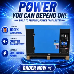Silent Permanent Magnet Brushless Inverter 5KW 8KW 10KW 12KW 15KW 20KW 8KVA 10KVA 12KVA 15KVA 20KVA 25KVA ATS Diesel Generators
