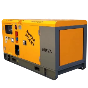 Silent Portable 30kw 40kva Industrial 3phase Diesel Generator Water Cooled Alternator with ATS