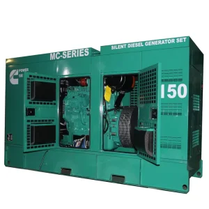 Silent Portable Diesel Generator Automatic Start Remote Control 1 Phase 220V 1500 RPM Alternator Emergency Power Supply