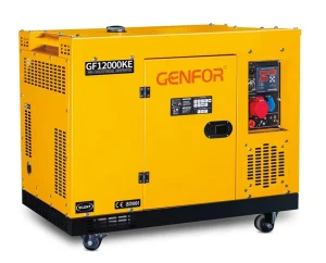 Silent Portable Diesel Generator Single Phase 220V Emergency Power Supply